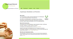 Desktop Screenshot of ergotherapie-westend.de